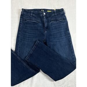 Maeve Anthropologie Women's Size 29 Straight Stretch Jeans Dark Wash Blue‎